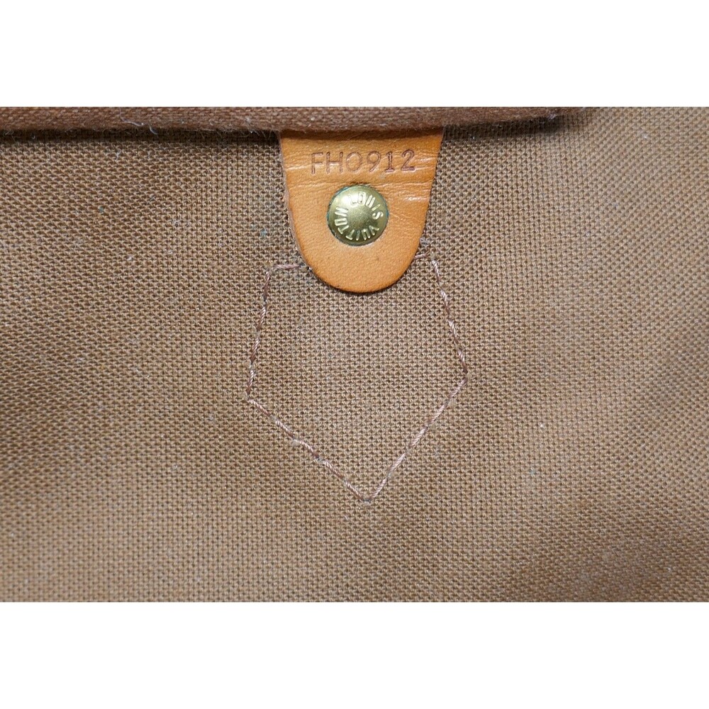 Louis Vuitton Vintage Monogram Canvas Speedy 35 Bag Handbag - Picture 15 of 16